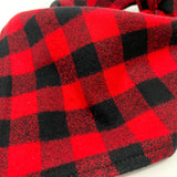 Dog Bandana - Buffalo Plaid Flannel