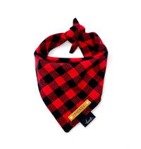 Dog Bandana - Buffalo Plaid Flannel